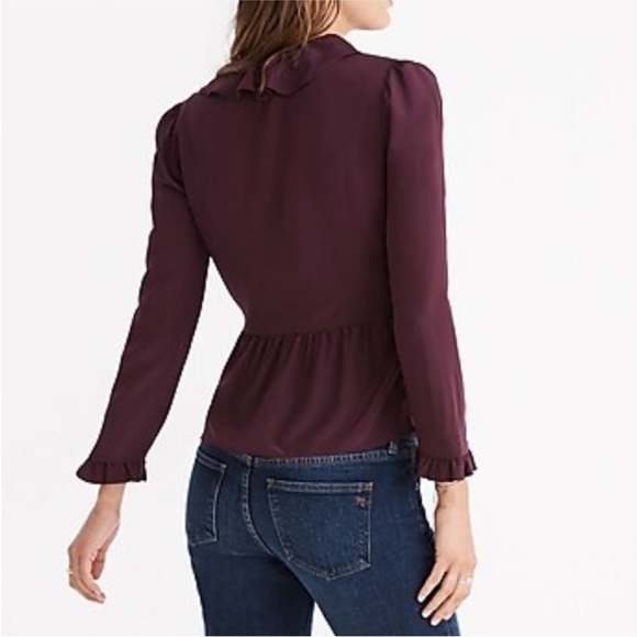 MADEWELL silk ruffle blouse - Picture 2 of 2